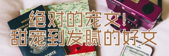 绝对的宠文！甜宠到发腻的好文